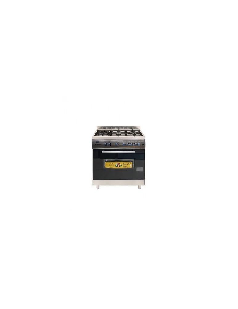 CUISINIÈRE CONTINENTAL 5 FEUX 90X60 NOIR