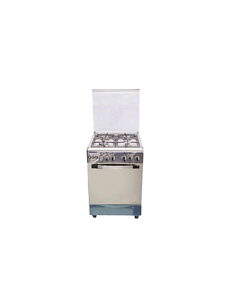CUISINIÈRE RASLAN 5504 4 FEUX 55X55 INOX