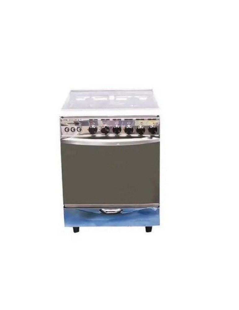 CUISINIÈRE RASLAN 5604 4 FEUX 60X60 INOX
