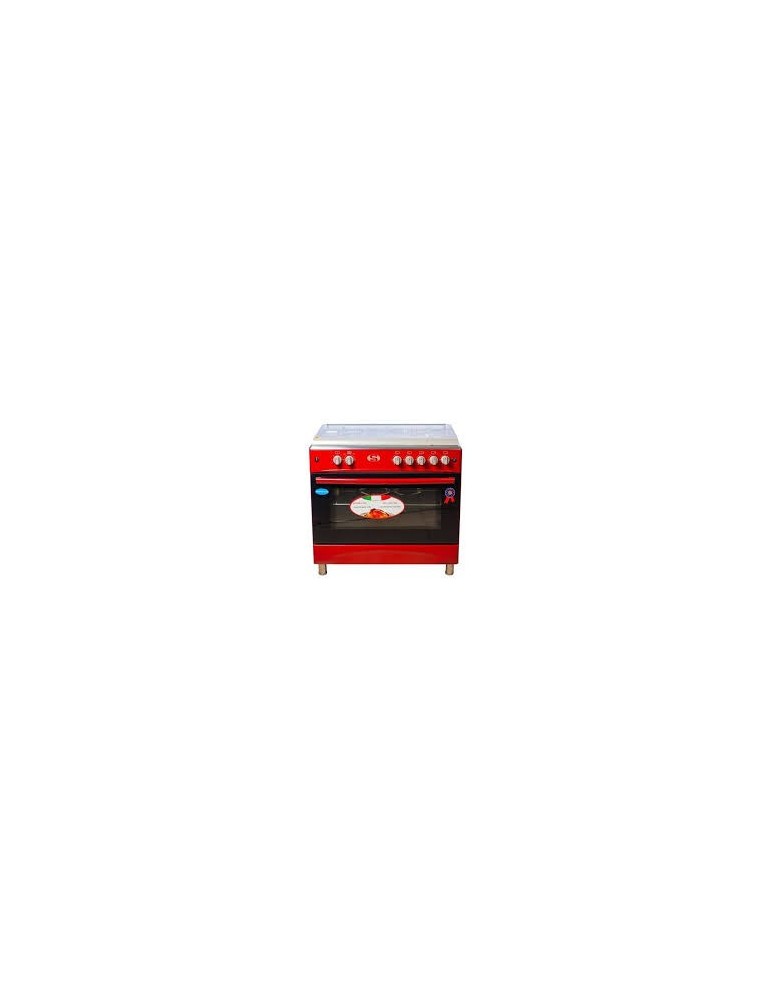 CUISINIÈRE SOMEF 5 FEUX 90X60 RED