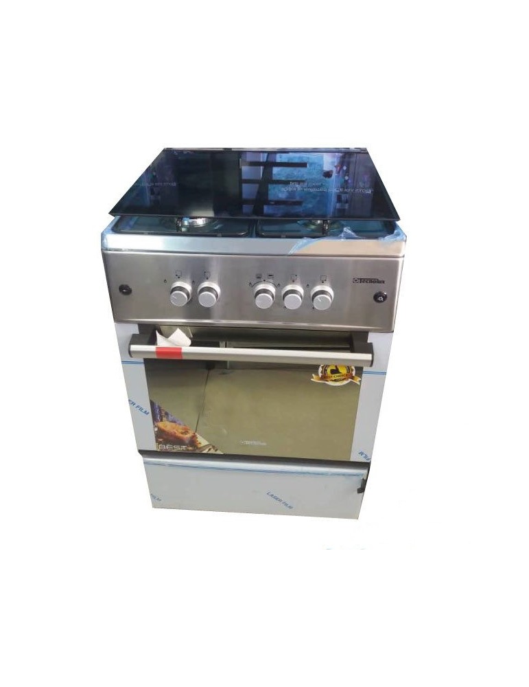 CUISINIÈRE TECHNOLUX 4 FEUX 60X60 INOX