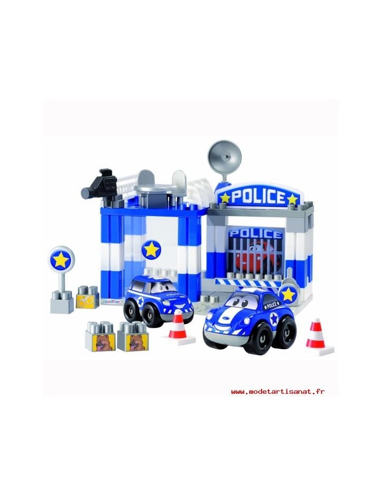 Jouet Caserne Police- dès 18 mois mois.