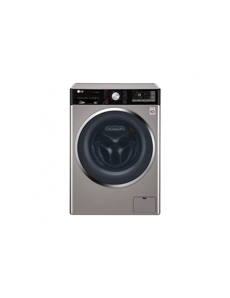MACHINE à LAVER LG 10.5K/7KG SECHAGE SILVER