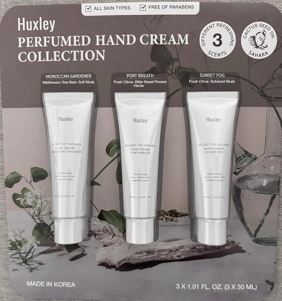 HUXLEY PERFUMED HAND CREAM COLLECTION 3X30ML